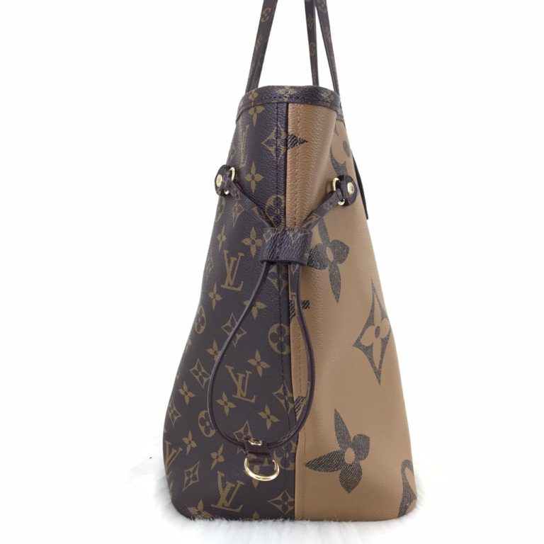 louis vuitton canta neverfull mono buyuk logolu 31x28x17