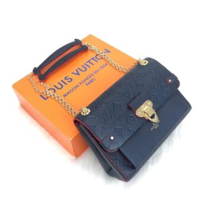 louis vuitton canta vavin lacivert deri 25x17