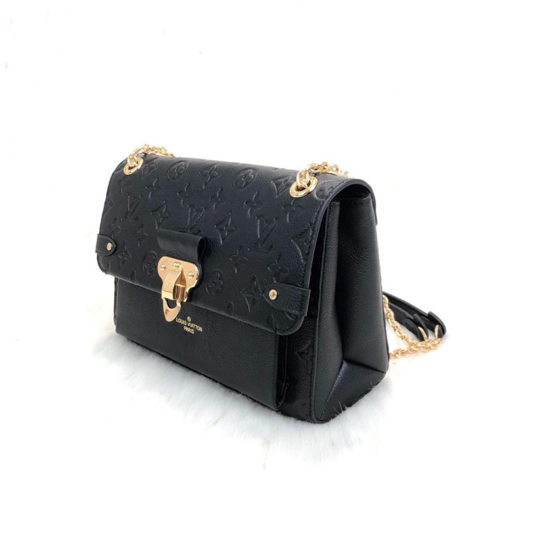 louis vuitton canta vavin siyah deri 25x17