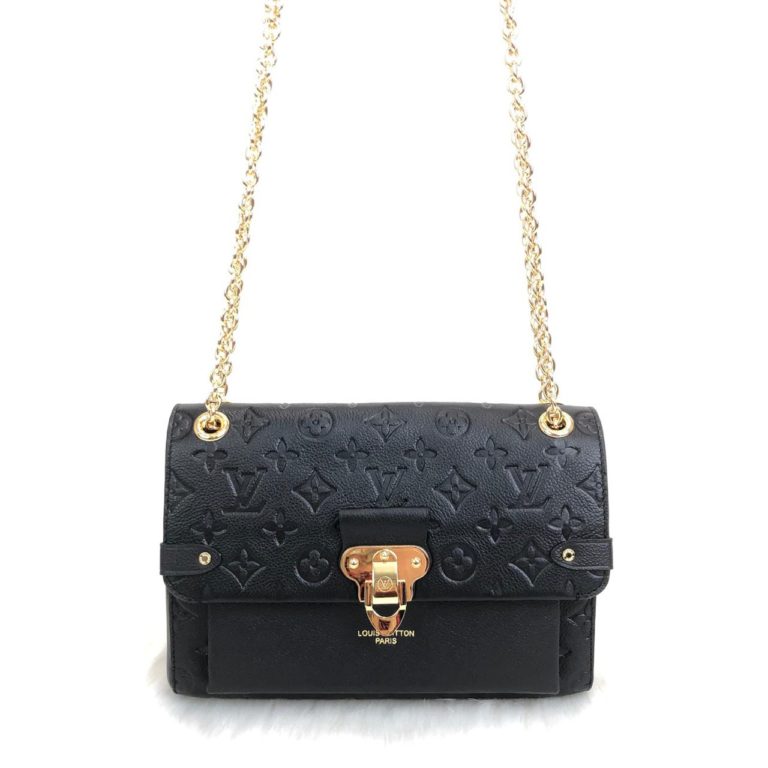 louis vuitton canta vavin siyah deri 25x17