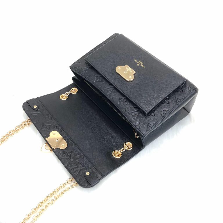 louis vuitton canta vavin siyah deri 25x17