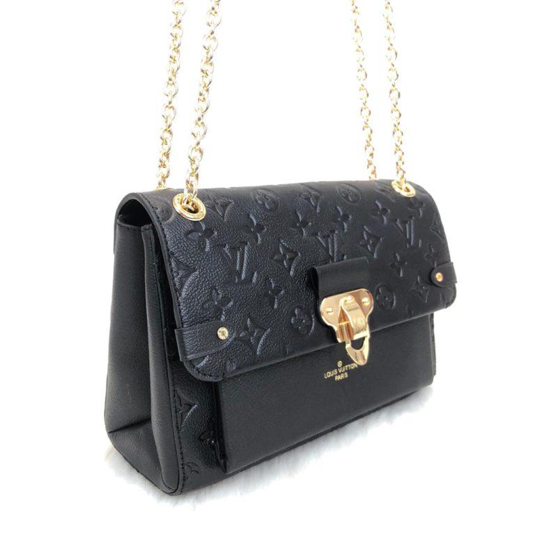 louis vuitton canta vavin siyah deri 25x17