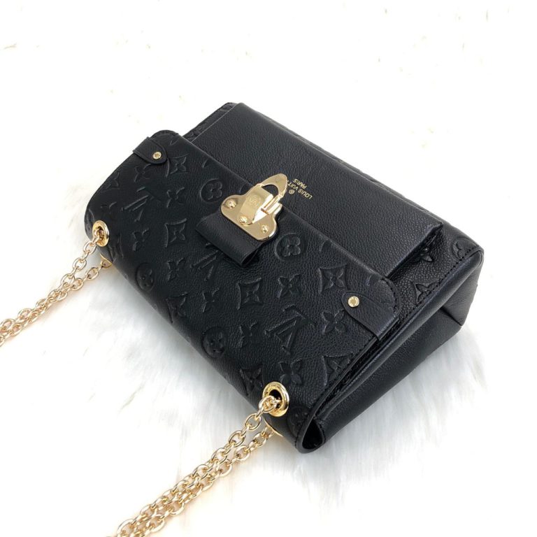 louis vuitton canta vavin siyah deri 25x17