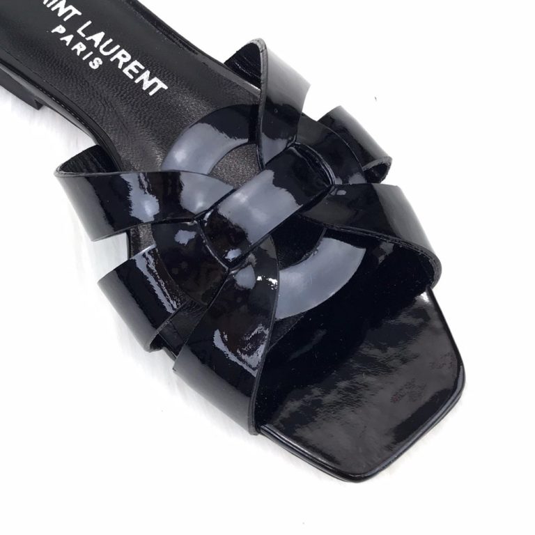 yves saint laurent ysl terlik Tribute Flat rugan siyah