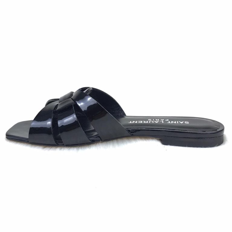 yves saint laurent ysl terlik Tribute Flat rugan siyah