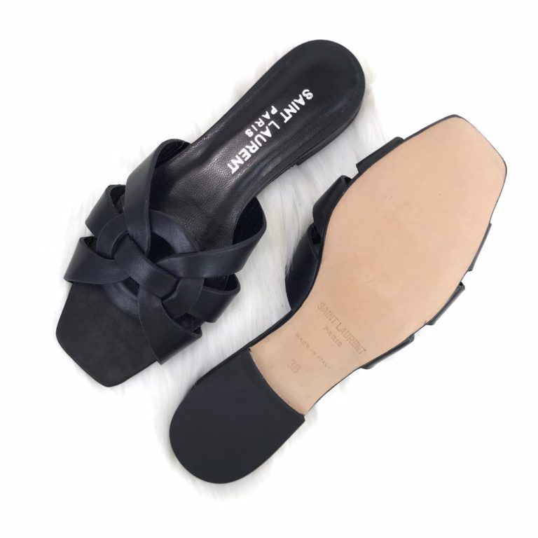 yves saint laurent ysl terlik Tribute Flat siyah
