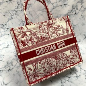Christian Dior canta Book Tote Oblique bordo 41x32 cm