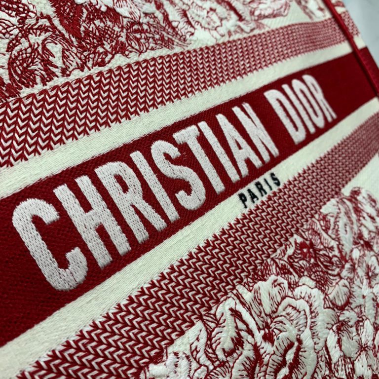 Christian Dior canta Book Tote Oblique bordo 41x32 cm