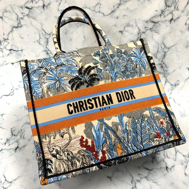 Christian Dior canta Book Tote Oblique islemeli 41x32 cm