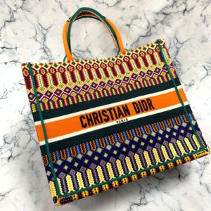Christian Dior canta Book Tote Oblique mor sari 41x32 cm