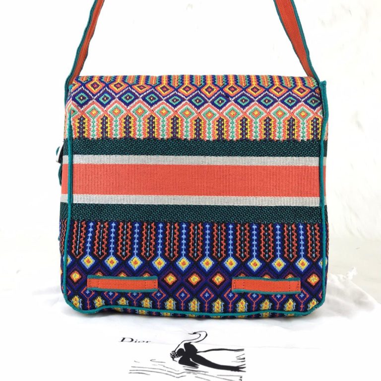 Christian Dior canta Camp Messenger capraz ithal renkli el orgusu 28.5 x 25 x 12 cm