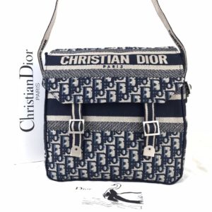 Christian Dior canta Camp Messenger capraz ithal siyah el orgusu 28.5 x 25 x 12 cm