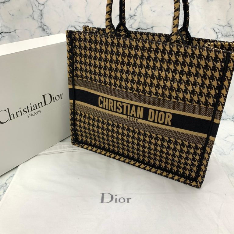 Christian Dior canta Tote Oblique kaz ayagi desen 41x32 cm