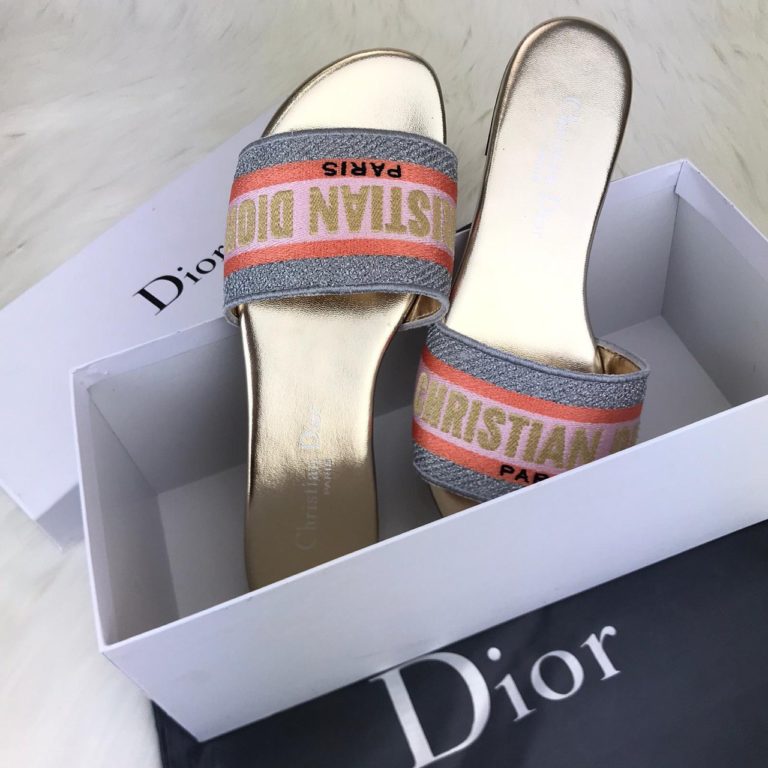Christian Dior terlik hakiki deri gold
