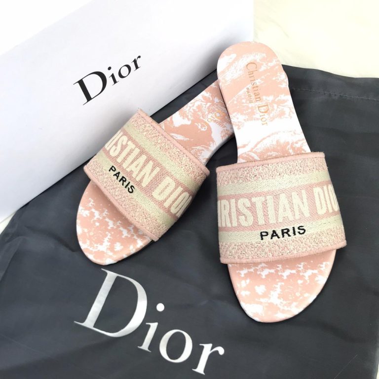 Christian Dior terlik hakiki deri pembe