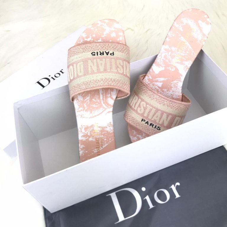 Christian Dior terlik hakiki deri pembe