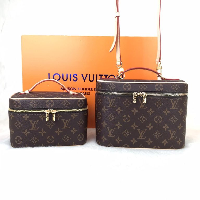 Louis Vuitton canta Nice 2li buyuk ve kucuk 24x18x15cm ve 20x13.5x12 cm