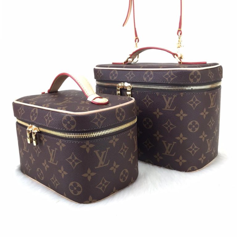Louis Vuitton canta Nice 2li buyuk ve kucuk 24x18x15cm ve 20x13.5x12 cm