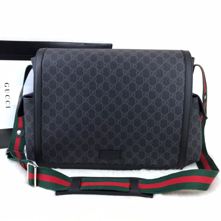 gucci canta anne bebek bag supreme siyah 44x28x14cm