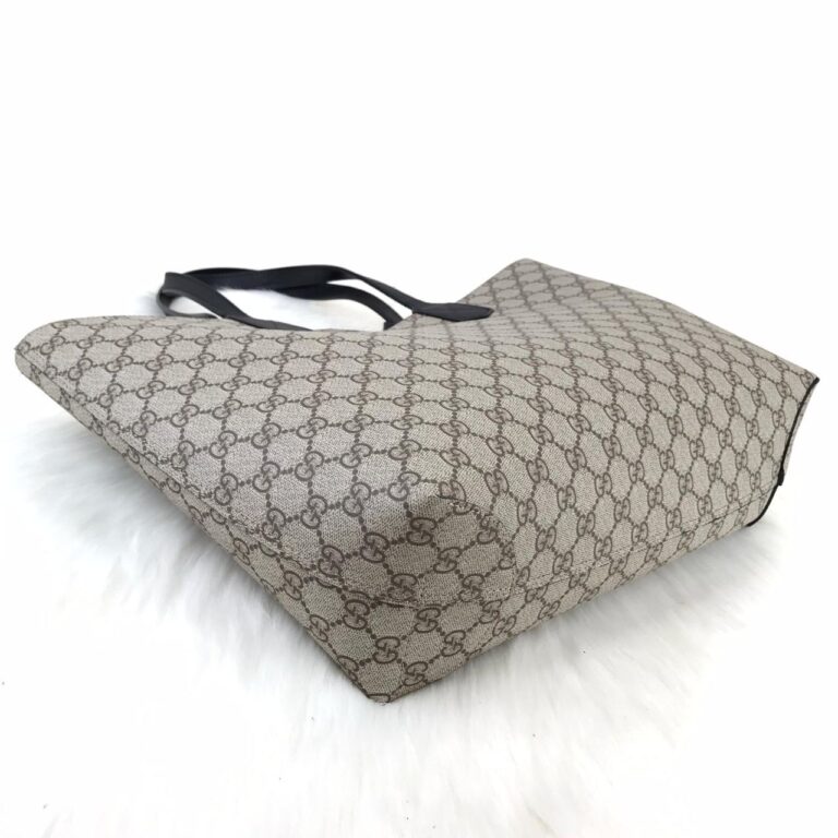 gucci canta supreme siyah ic tote cuzdanli 35x30cm