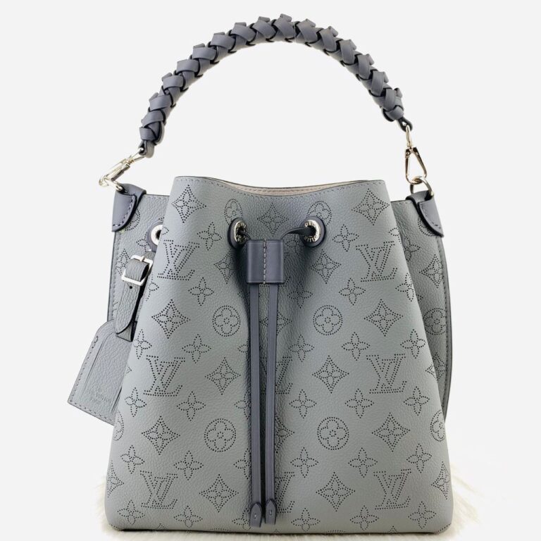 louis vuitton canta maria bucket gri taba aski