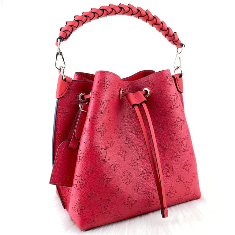 louis vuitton canta maria bucket kirmizi aski
