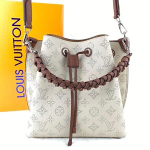 louis vuitton canta maria bucket krem taba aski