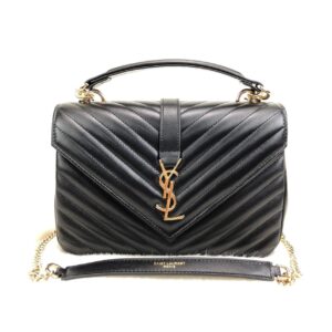 yves saint laurent ysl canta medium collage siyah gold 24x17
