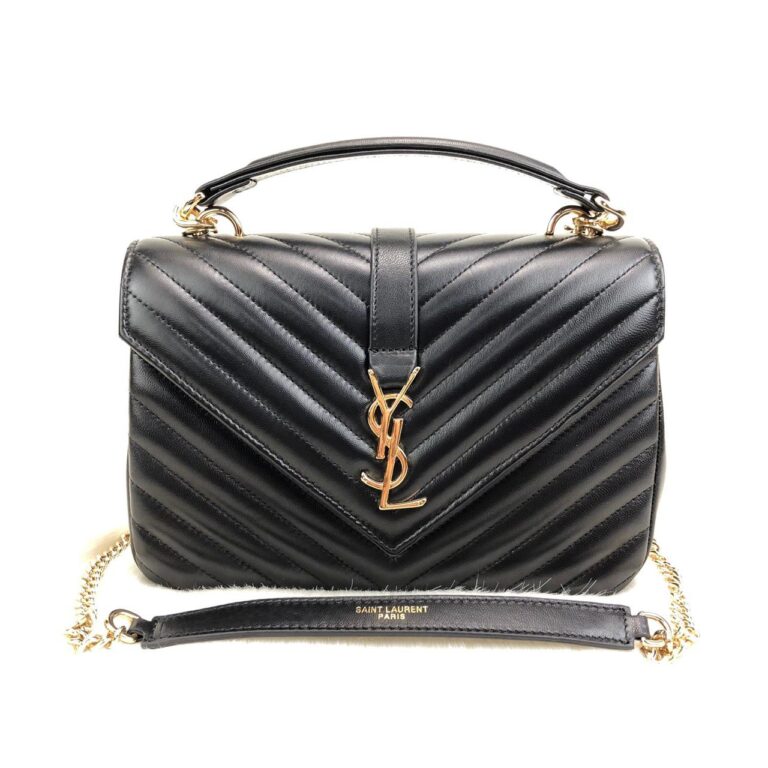 yves saint laurent ysl canta medium collage siyah gold 24x17