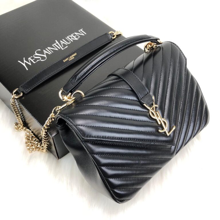 yves saint laurent ysl canta medium collage siyah gold 24x17