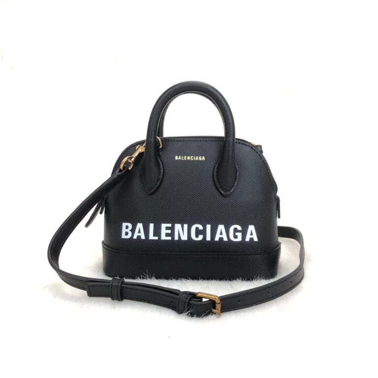 balenciaga canta handle ville top xxs siyah 19x15cm