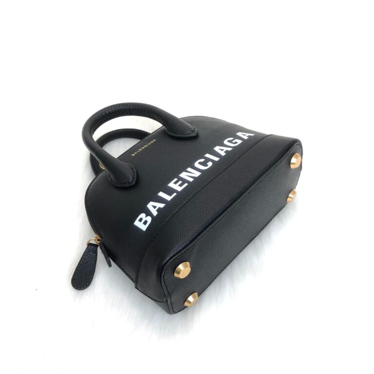 balenciaga canta handle ville top xxs siyah 19x15cm