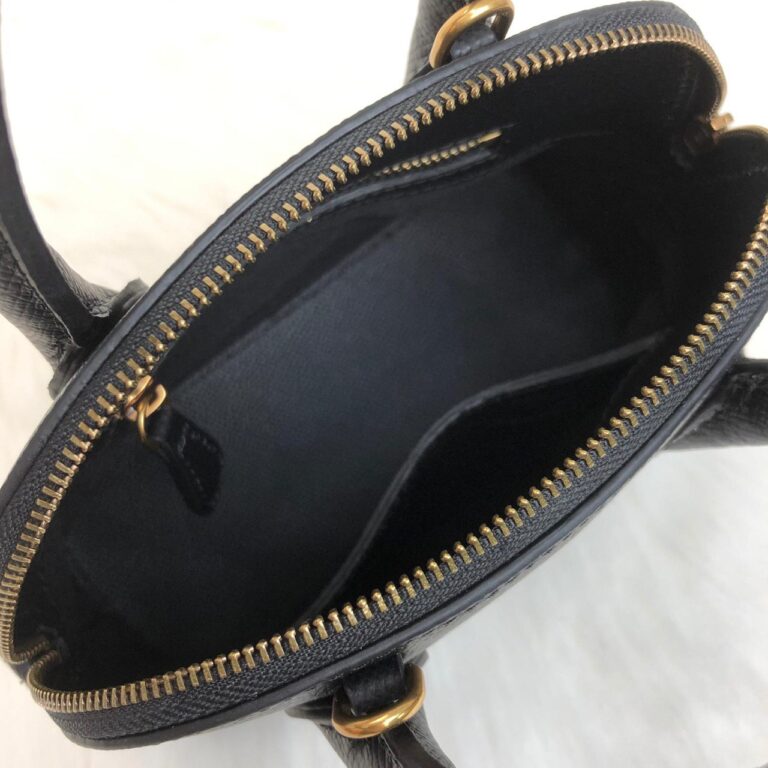 balenciaga canta handle ville top xxs siyah 19x15cm