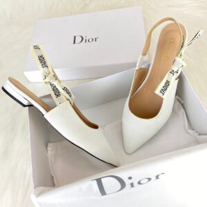 christian dior babet ballerina flat jadior beyaz