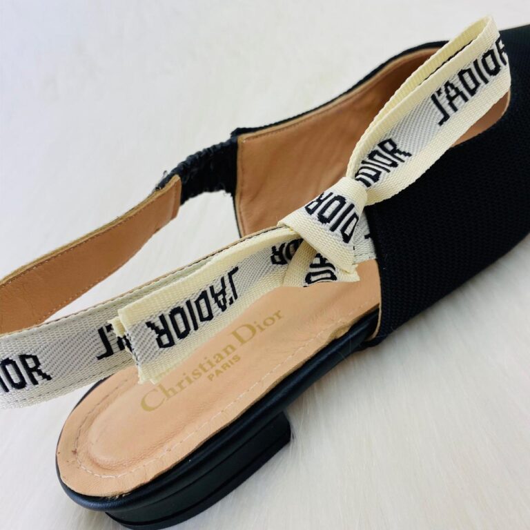 christian dior canta ballerina flat jadior babet siyah