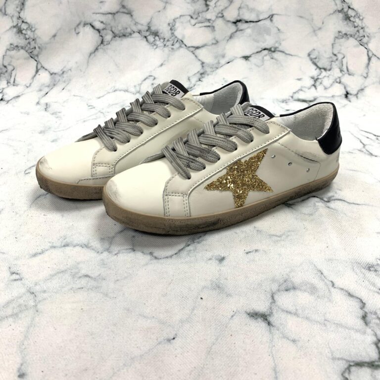 golden goose ayakkabi sneaker superstar beyaz gold