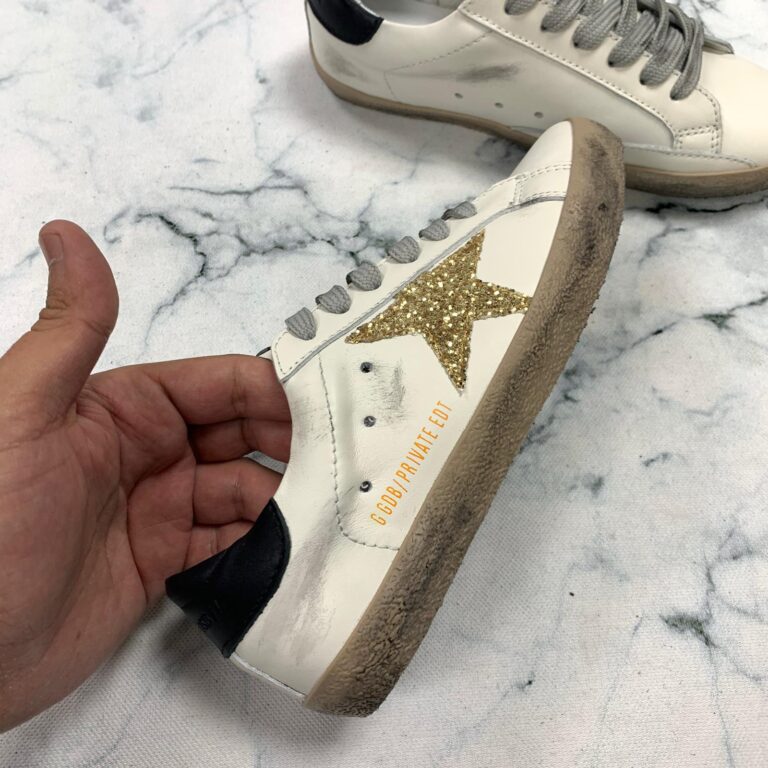 golden goose ayakkabi sneaker superstar beyaz gold