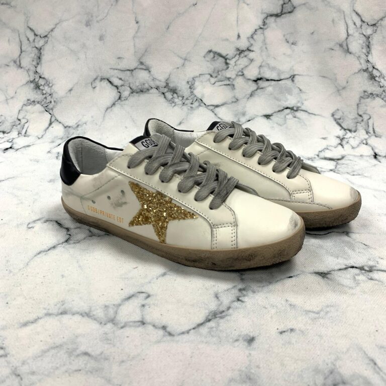 golden goose ayakkabi sneaker superstar beyaz gold