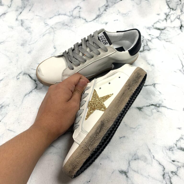 golden goose ayakkabi sneaker superstar beyaz gold