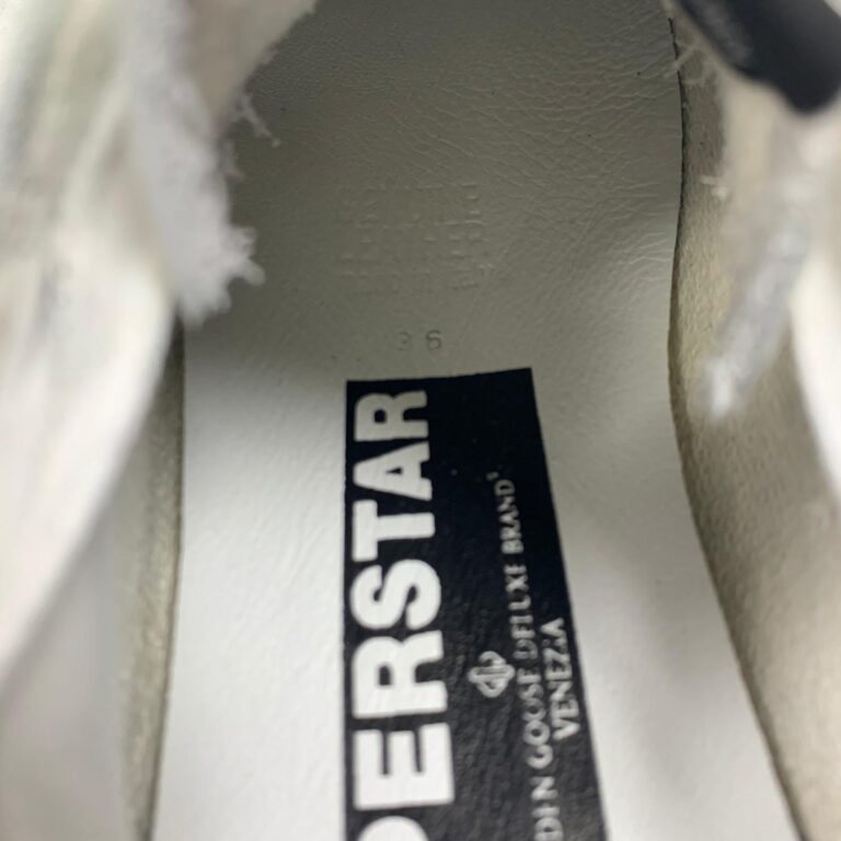 golden goose ayakkabi sneaker superstar beyaz siyah
