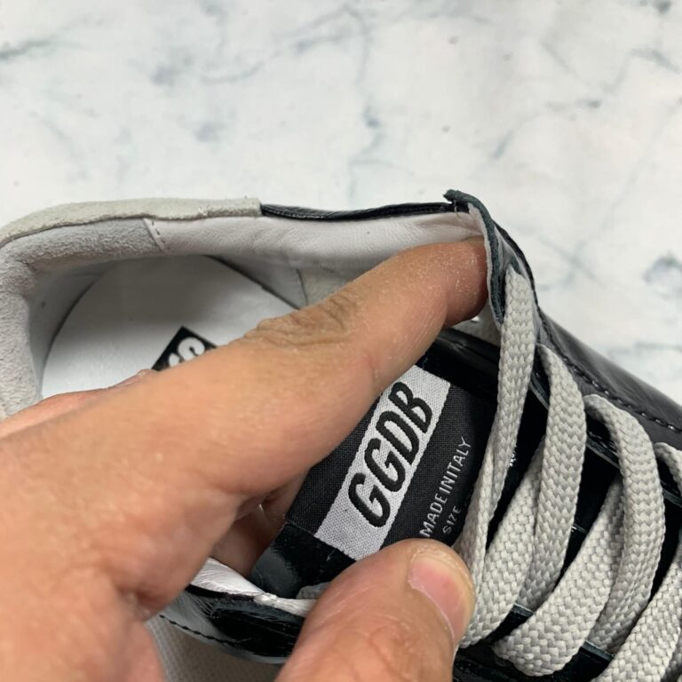 golden goose ayakkabi sneaker superstar siyah rugan