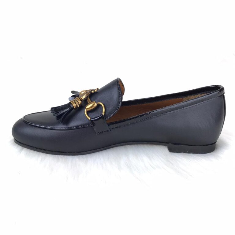 gucci ayakkabi jordaan bee loafer siyah