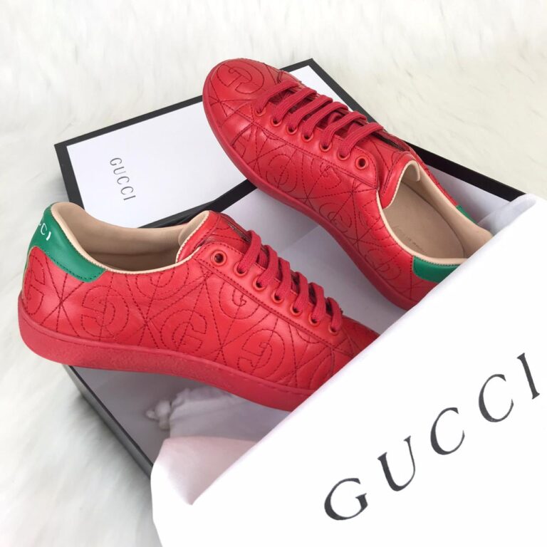 gucci ayakkabi rhombus sneaker kirmizi