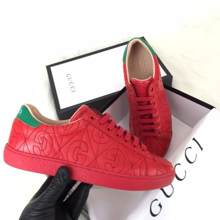 gucci ayakkabi rhombus sneaker kirmizi