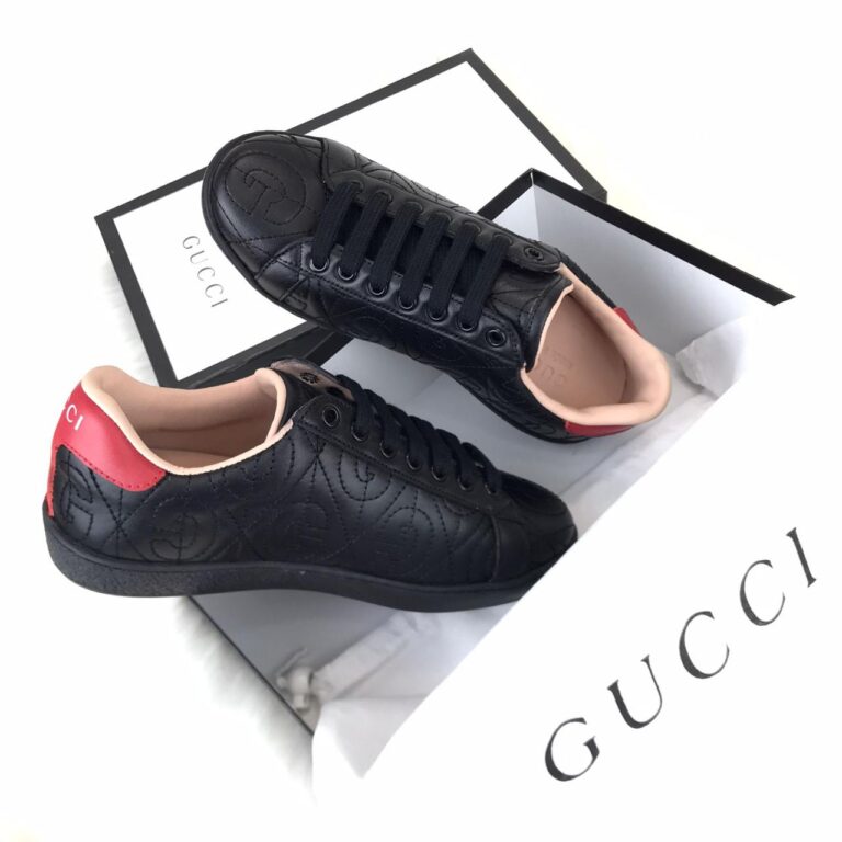 gucci ayakkabi rhombus sneaker siyah