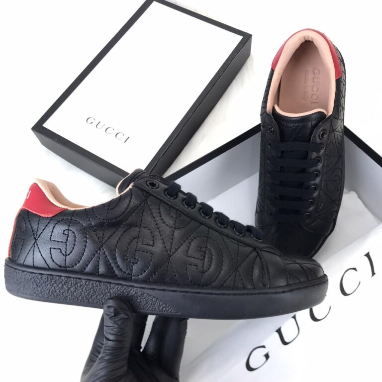 gucci ayakkabi rhombus sneaker siyah