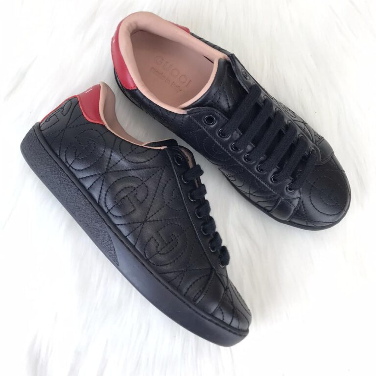 gucci ayakkabi rhombus sneaker siyah