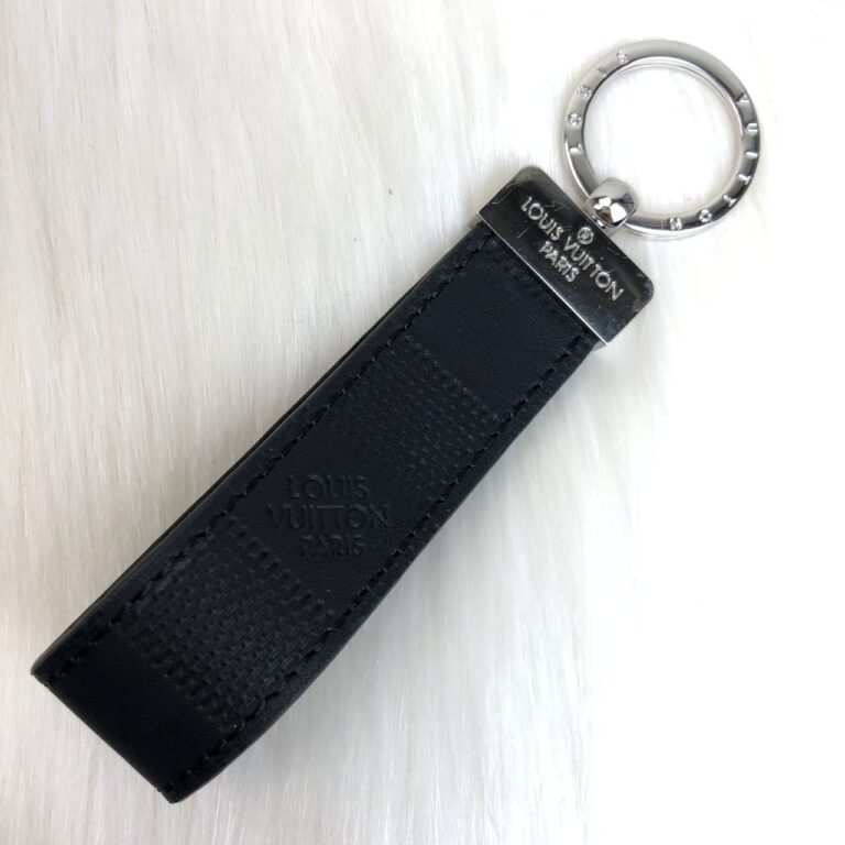 louis vuitton anahtarlik dragonne infinity siyah