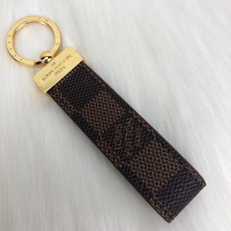 louis vuitton anahtarlik dragonne kahve damier