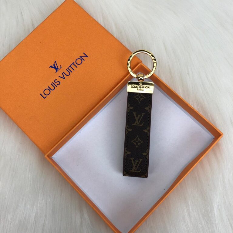 louis vuitton anahtarlik dragonne kahve monogram